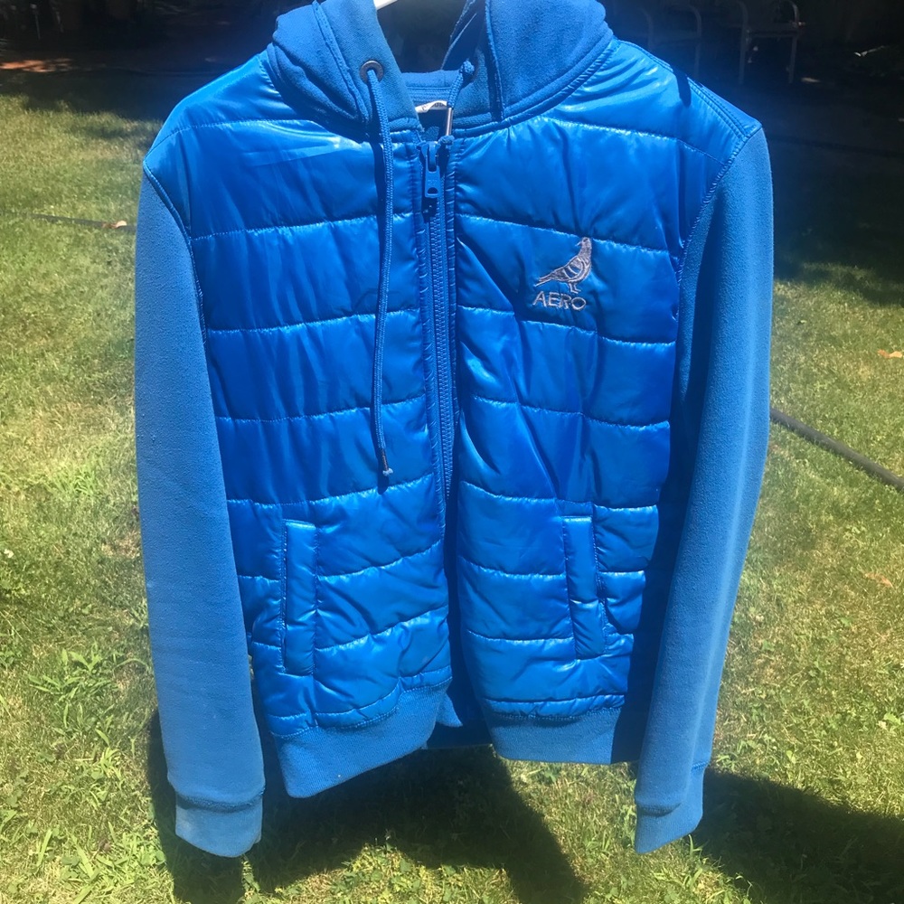 Men’s sweater with vest look